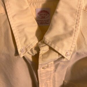Brooks Brothers Light Yellow Dress Shirt